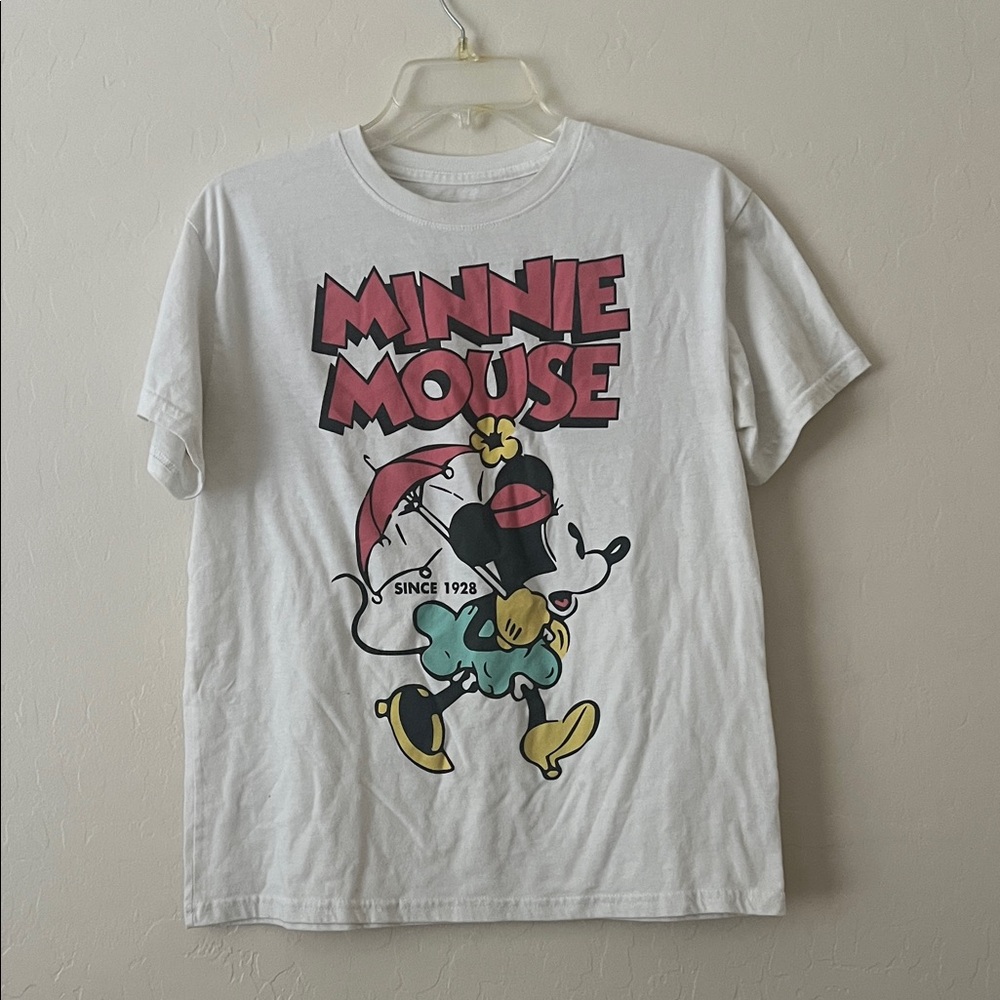 Disney Minnie Mouse White and Red Kids T-Shirt